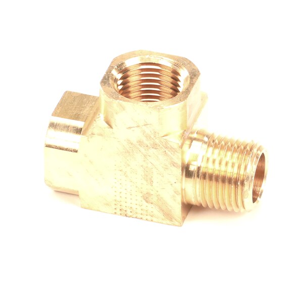 Tee, Brass, Male Run, 1/2In